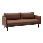 Normann Copenhagen Rar soffa, 3-sits, konjaksfärgat Omaha Leather