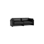 Normann Copenhagen Softy modular sofa, 3-seater, Ultra 41599 black leather, extra image
