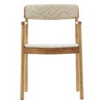 Normann Copenhagen Sedia Timb con braccioli, marrone - Hallingdal 220 beige, immagine extra