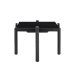 Wendelbo Table basse Notch, rectangulaire, modèle M, verre noir - chêne