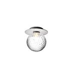 Nuura Liila 1 wall/ceiling lamp, small, silver - optic clear, extra image