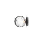 Nuura Liila 1 wall/ceiling lamp, small, silver - optic clear