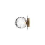 Nuura Liila 1 wall/ceiling lamp, small, nordic gold - optic clear