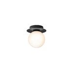 Nuura Liila 1 wall/ceiling lamp, small, black - opal, extra image