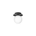 Nuura Liila 1 wall/ceiling lamp, small, black - opal