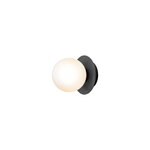 Nuura Liila 1 wall/ceiling lamp, small, black - opal