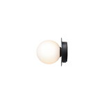 Nuura Liila 1 wall/ceiling lamp, small, black - opal, extra image