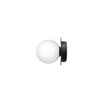 Nuura Liila 1 wall/ceiling lamp, small, black - opal