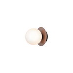 Nuura Liila 1 wall/ceiling lamp, small, dark bronze - opal, extra image