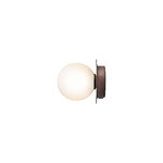 Nuura Lampada da parete/soffitto Liila 1, piccola, bronzo scuro-opale, immagine extra