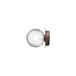 Nuura Liila 1 wall/ceiling lamp, small, dark bronze - optic clear, extra image