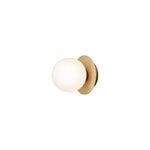 Nuura Liila 1 wall/ceiling lamp, small, Nordic gold - opal, extra image