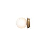 Nuura Liila 1 wall/ceiling lamp, small, Nordic gold - opal