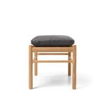 Carl Hansen & Søn OW149F Colonial footstool, oiled oak - Terra leather Raku, extra image