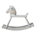 FDB Møbler P12 caballo mecedora, gris azulado, vista 3