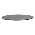 Cane-line Tavolino Twist, diametro 45 cm, grigio scuro - nero