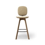 Brdr. Krüger Sgabello da bar Pauline Comfort, 65 cm, rovere affumicato - Moss cream, immagine extra