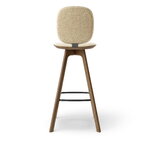 Brdr. Krüger Pauline Comfort bar stool, 75 cm, fumed oak - Moss cream, extra image