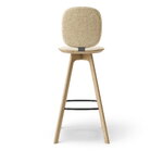 Brdr. Krüger Pauline Comfort Barhocker, 75 cm, geölte Eiche - Mooscreme, extrabild