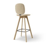 Brdr. Krüger Pauline Comfort Barhocker, 75 cm, geölte Eiche - Mooscreme, extrabild