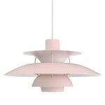 Louis Poulsen Suspension PH 5 Monochrome, rose pâle