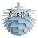 Louis Poulsen PH Artichoke, 600 mm, dusty blue - chrome, extra image