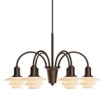 Louis Poulsen PH 1/1 Chandelier 6, Centenary Edition, aged brass - dusty terracotta, extra image