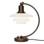 Louis Poulsen PH 2/2 Luna table lamp, aged brass - opal white, extra image
