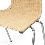 Carl Hansen & Søn PK1 stol, rostfritt stål - naturligt papperssnöre