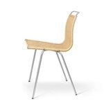 Carl Hansen & Søn PK1 stol, rostfritt stål - naturligt papperssnöre