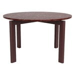 Fritz Hansen After dining table MA410, 120 cm, Honed marble - burgundy ash, extra image