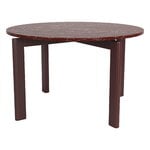 Fritz Hansen After dining table MA410, 120 cm, Honed marble - burgundy ash, extra image
