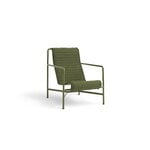 HAY Palissade Quilted cushion for high lounge chair high, olive, extra image