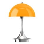 Louis Poulsen Panthella The Originals 160 Portable V3 table lamp, opal orange - chrome, extra image