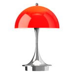 Louis Poulsen Panthella The Originals 160 Portable V3 table lamp, opal red - chrome, extra image