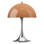 Louis Poulsen Panthella The Originals 250 Portable table lamp, opal brown - chrome, extra image