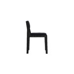 Vaarnii 016 Maasto dining chair, upholstered, black - black Kvadrat Alle, extra image