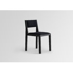 Vaarnii 016 Maasto dining chair, upholstered, black - black Kvadrat Alle, extra image
