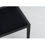 Vaarnii 016 Maasto dining chair, upholstered, black - black Kvadrat Alle, extra image