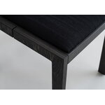 Vaarnii 016 Maasto dining chair, upholstered, black - black Kvadrat Alle, extra image