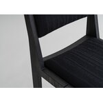 Vaarnii 016 Maasto dining chair, upholstered, black - black Kvadrat Alle, extra image