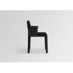 Vaarnii 016 Maasto dining arm chair, upholstered, black - black Kvadrat Alle, extra image
