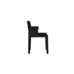 Vaarnii 016 Maasto dining arm chair, upholstered, black - black Kvadrat Alle, extra image
