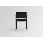 Vaarnii 016 Maasto dining arm chair, upholstered, black - black Kvadrat Alle, extra image