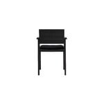 Vaarnii 016 Maasto dining arm chair, upholstered, black - black Kvadrat Alle, extra image