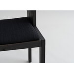 Vaarnii 016 Maasto dining arm chair, upholstered, black - black Kvadrat Alle, extra image