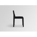 Vaarnii 016 Maasto dining chair, seat upholstered, black - black Kvadrat Alle, extra image