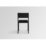 Vaarnii 016 Maasto dining chair, seat upholstered, black - black Kvadrat Alle, extra image