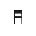 Vaarnii 016 Maasto dining chair, seat upholstered, black - black Kvadrat Alle, extra image