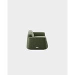 Massproductions Divano Patch 2,5 posti, Romo Linara 100 tarragon, immagine extra